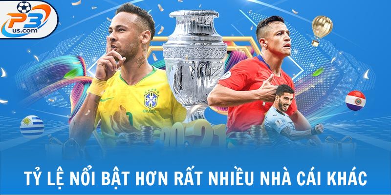 Tỷ lệ nổi bật hơn rất nhiều nhà cái khác